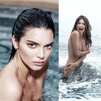 Kendall Jenner Nude Beach Photoshoot  on fanspics.com