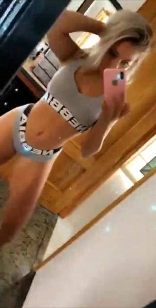 Paola Skye sexy in front of mirror view snapchat premium xxx porn videos on fanspics.com