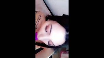 Celine Centino pink dildo masturbation snapchat premium porn videos on fanspics.com