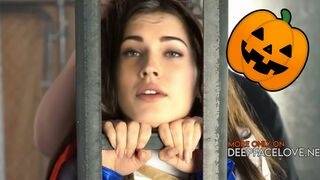 Megan Fox Sex as a Superhero on Halloween on fanspics.com