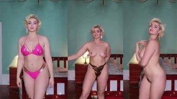 Stefania Ferrario Nude Bikini Try On Video  on fanspics.com