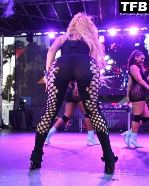 Iggy Azalea Displays Her Stunning Figure at the Long Beach Pride Music Festival in LA on fanspics.com