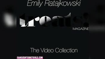 Emily ratajkowski nude video bts photo shoot on fanspics.com