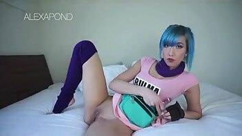 Alexa Pond ? Trying to cum with her pink dildo ? Manyvids leak on fanspics.com