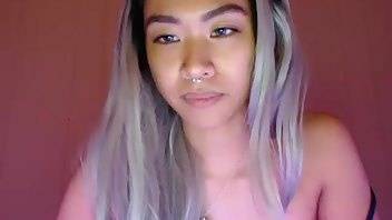 Fruitythot chaturbate asian camwhore shows brown nipples, toying pussy on fanspics.com