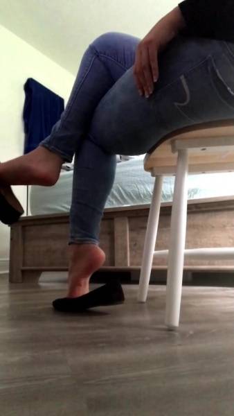 Fetishxqueen watch my high arched soles as i dangle these flats xxx onlyfans porn videos on fanspics.com