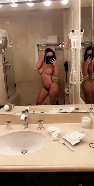 Genesis Lopez ? Naked in her bathroom video on fanspics.com