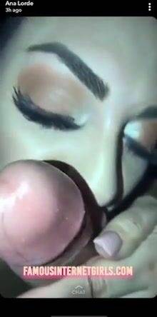 Ana Lorde Blowjob Porn Mouth Creampie Premium Snapchat leak on fanspics.com