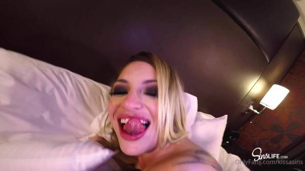 Kissa Sins   Threesome Fucking Porn Video on fanspics.com