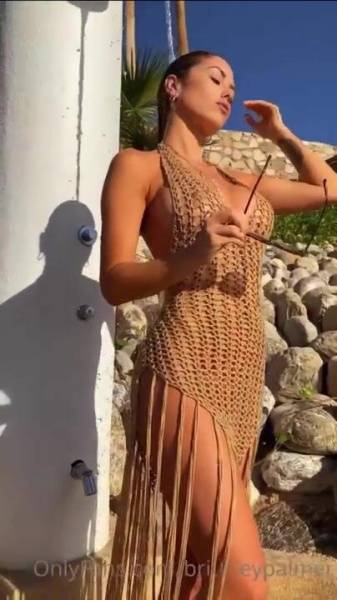 Brittney Palmer Nude Teasing At Beach Video  on fanspics.com