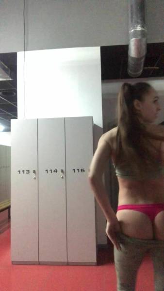 Angela_ride Flashing you at gym s changing room on fanspics.com