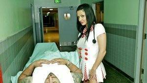 Glamorous Aletta Ocean is laid at the doctor's and fucked hard on fanspics.com