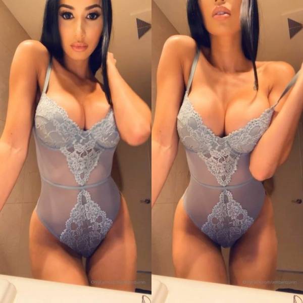 Amber Quinn Sexy One-Piece Lingerie Onlyfans Video  - Usa on fanspics.com