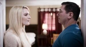 Blonde girl Kenna James deepthroats her stepfather before fucking him on fanspics.com