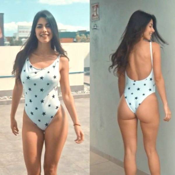 Ari Dugarte White Swimsuit Outdoor Patreon Video  - Venezuela on fanspics.com