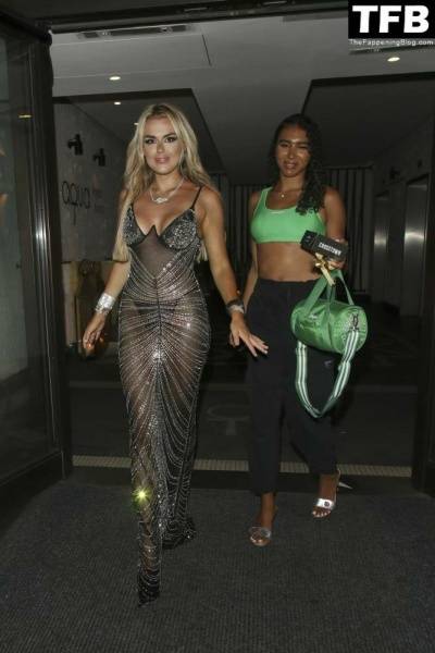 Tallia Storm Looks Hot in a See-Through Dress After the TOWIE Season Launch Party on fanspics.com