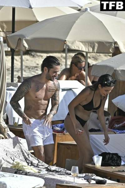 Rodri Fuertes Enjoys a Day with a Girl on the Beach in Ibiza on fanspics.com