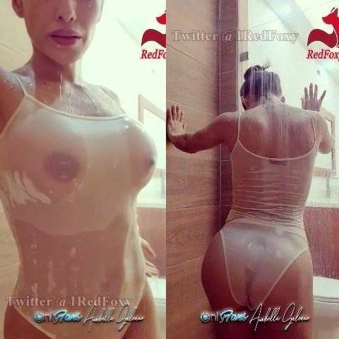 Anabella Galeano Nude Swimsuit Shower Video  on fanspics.com