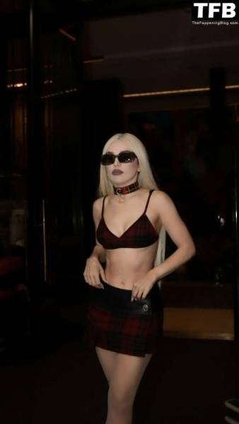 Ava Max Poses Outside of the Coach Fashion Show in New York - New York on fanspics.com