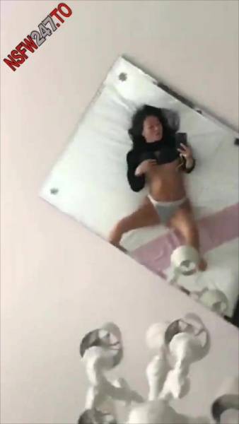 Asa Akira playing on bed snapchat premium 2019/11/13 porn videos on fanspics.com