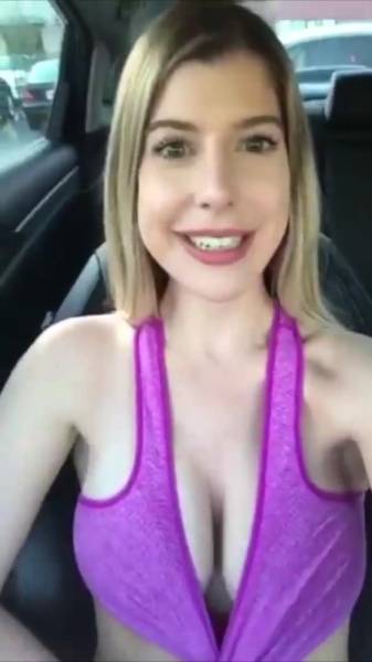 Andie Adams public parking pussy fingering in car snapchat premium xxx porn videos on fanspics.com