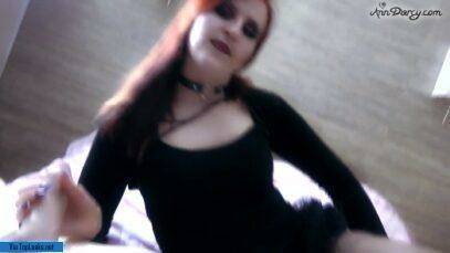 AnnDarcy redhead pierced goth cumslut xxx video on fanspics.com