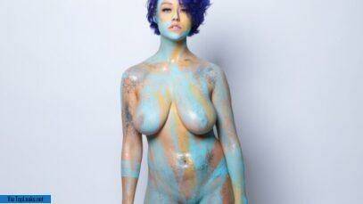 Sabrina Nichole Nude Body Paint OnlyFans Set  nudes on fanspics.com