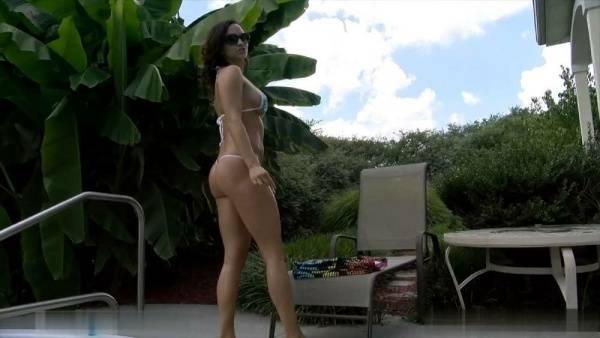 Ashley Sinclair Nude G-String Strip POV Video  on fanspics.com