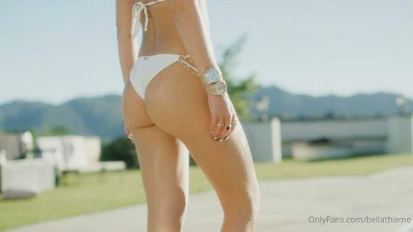 Bella Thorne Pool Bikini Onlyfans Video  on fanspics.com