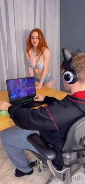 Amouranth Nude Gamer Dildo Blowjob Onlyfans Video Leaked on fanspics.com