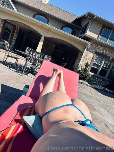 Christina Khalil Nude Bikini Sun Tanning Onlyfans Set Leaked on fanspics.com