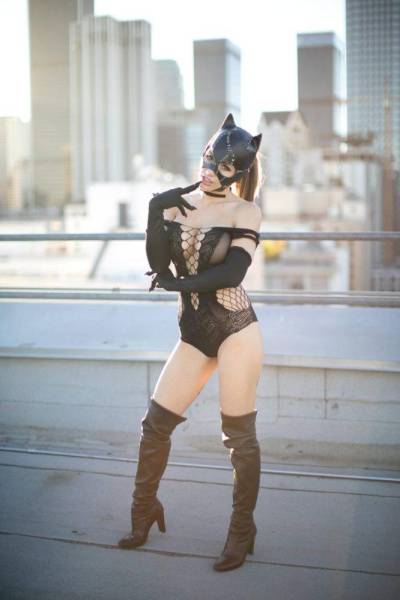 Liz Katz Nude Catwoman Bondage Cosplay Onlyfans Set Leaked on fanspics.com