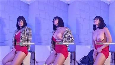 Anabella Galeano Nude Striptease Cosplay Video  on fanspics.com