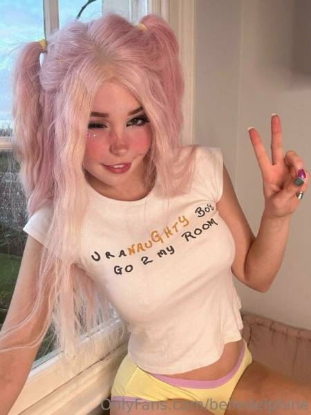 Belle Delphine Nude Naughty Wet T-Shirt Onlyfans Set Leaked on fanspics.com