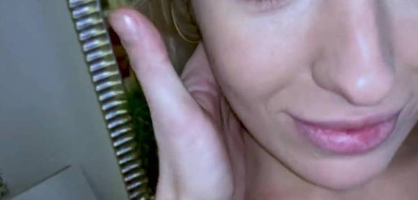 Tall Blond Collage Girlfriend POV Blowjob And CIM In Homemade Video - Angelika Grays on fanspics.com