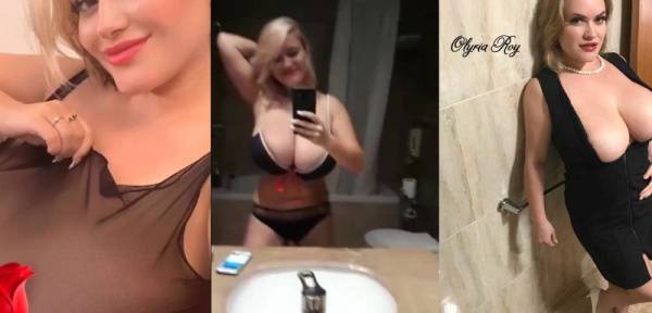 Olyria Roy Showing Huge Tits OnlyFans Insta Leaked Videos on fanspics.com