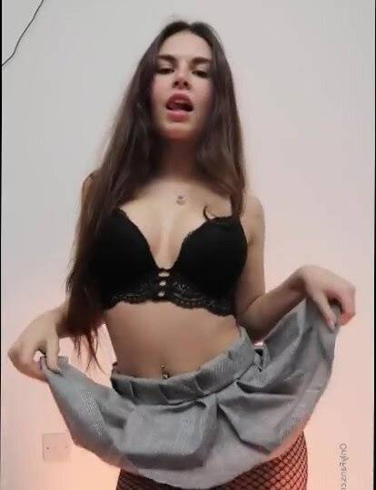 Lauren Alexis Sexy Fishnets Striptease Reddit Youtuber Video on fanspics.com
