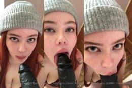 Okichloeo Deepthroat Dildo Blowjob Video  on fanspics.com