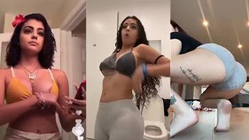 Malu Trevejo Nipple Slip Twerking  Live Video on fanspics.com