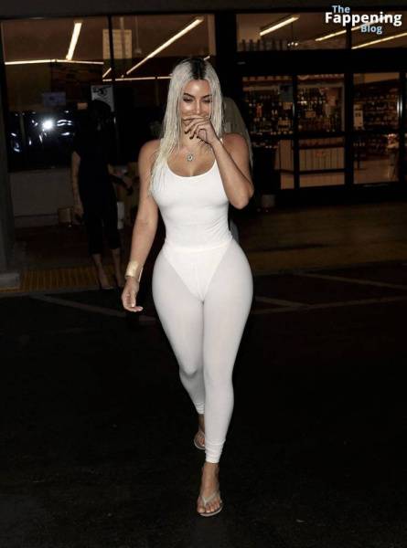 Kim Kardashian Shows Off Her Curves in WeHo (10 Photos) on fanspics.com