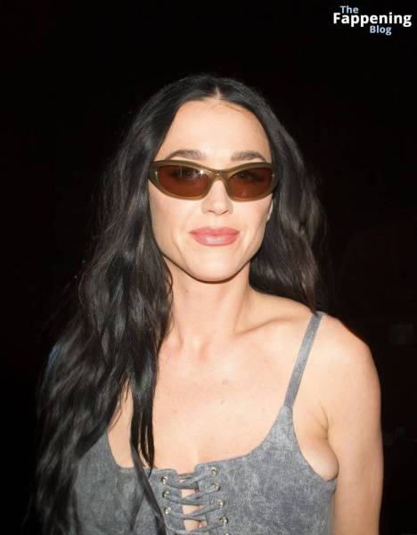 Braless Katy Perry Leaves Crillon Hotel For Dinner in Paris (120 Photos) on fanspics.com