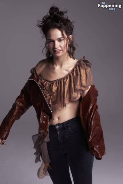 Lily James Nude & Sexy – Glamour Magazine (45 Outtake Photos) on fanspics.com