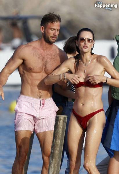 Alessandra Ambrosio is Seen with Alexander Smurfit Enjoying a Swim Together in Ibiza (39 Photos) - Brazil - Ireland on fanspics.com