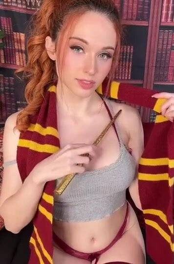 Amouranth Nude Harry Potter Dildo JOI Onlyfans Video Leaked on fanspics.com