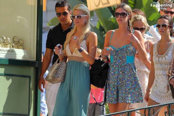 Paris and Nicky Hilton Go Shopping in Monte-Carlo (67 Photos) - France on fanspics.com