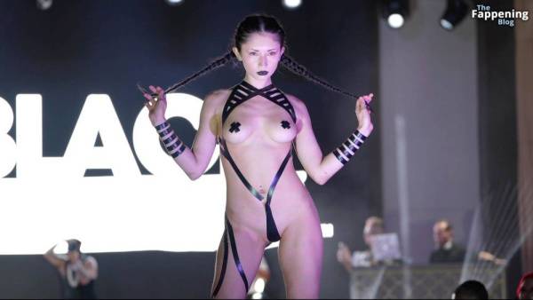 Sexy Models Walk the Runway for the Black Tape Project Fashion Show (46 Photos) on fanspics.com