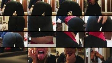 Tara Babcock Black Leggings (1 vid) on fanspics.com