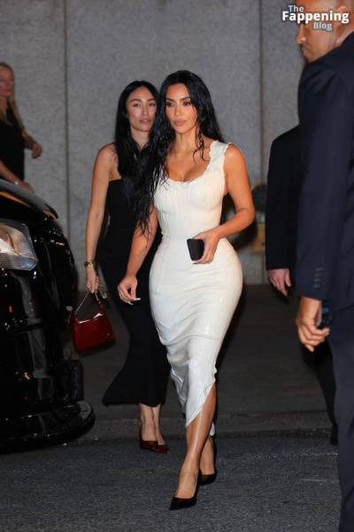 Kim Kardashian Leaves the Kering Foundation’s Caring For Women Dinner in NYC (39 Photos) on fanspics.com