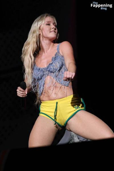 Zara Larsson Shows Off Her Goods as She Performs on Stage in Brazil (39 Photos) - Brazil on fanspics.com