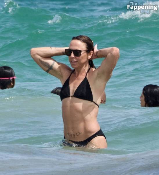 Mel C Shows Off Her Toned Physique as She Enjoys Summer Break in Ibiza (35 Photos) on fanspics.com